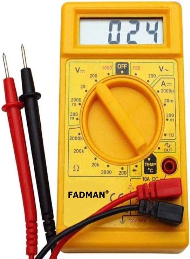 FADMAN FD-4 DIGITAL MULTIMETER YELLOW - Image 1